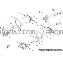 Accessoires Électriques CU pour Can-am Toutes les cylindrées 2008 DS 450 X