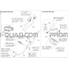 Câblage Principal Rear pour Can-am Toutes les cylindrées 2008 DS 450 X