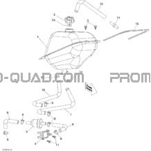 Système Alimentation pour Can-am Toutes les cylindrées 2008 Mini DS 70cc 4T Jaune