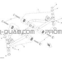 Bras De Suspension Avant pour Can-am Toutes les cylindrées 2008 Mini DS 70cc 4T Jaune