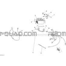 Câblage Principal Et Batterie pour Can-am Toutes les cylindrées 2008 Mini DS 70cc 4T Jaune