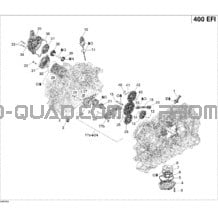 Lubrification Du Moteur pour Can-am Toutes les cylindrées 2008 Outlander 400 EFI STD
