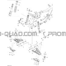 Suspension Avant pour Can-am Toutes les cylindrées 2008 Outlander 400 EFI STD
