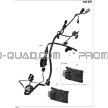 Câblage Moteur Et Module Électronique pour Can-am Toutes les cylindrées 2008 Outlander 400 EFI STD
