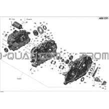 Carter pour Can-am Toutes les cylindrées 2008 Outlander 400 EFI XT