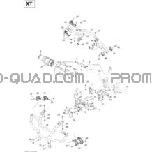 Carrosserie Et Accessoires XT pour Can-am Toutes les cylindrées 2008 Outlander 400 EFI XT