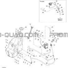 Système Alimentation pour Can-am Toutes les cylindrées 2008 Outlander 400 STD