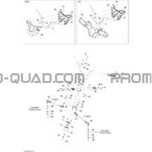 Direction XT pour Can-am Toutes les cylindrées 2008 Outlander 400 XT