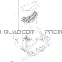 Siège pour Can-am Toutes les cylindrées 2008 Outlander 400 XT