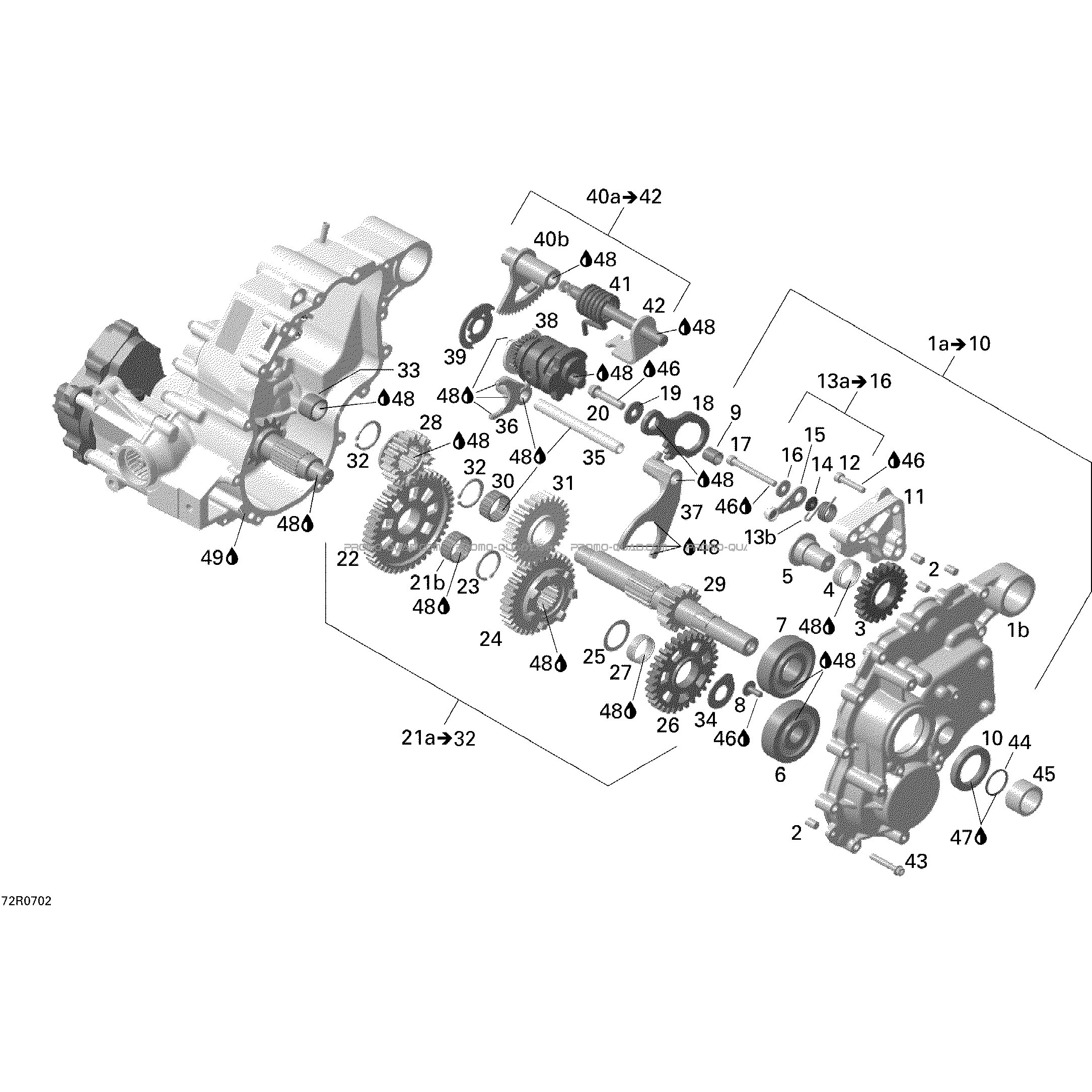 Boîte De Vitesses Et Composantes  Can-am  2008 Toutes les cylindrées  pièces OEMBoîte De Vitesses Et Composantes  Can-am  2008 Toutes les cylindrées  pièces OEM