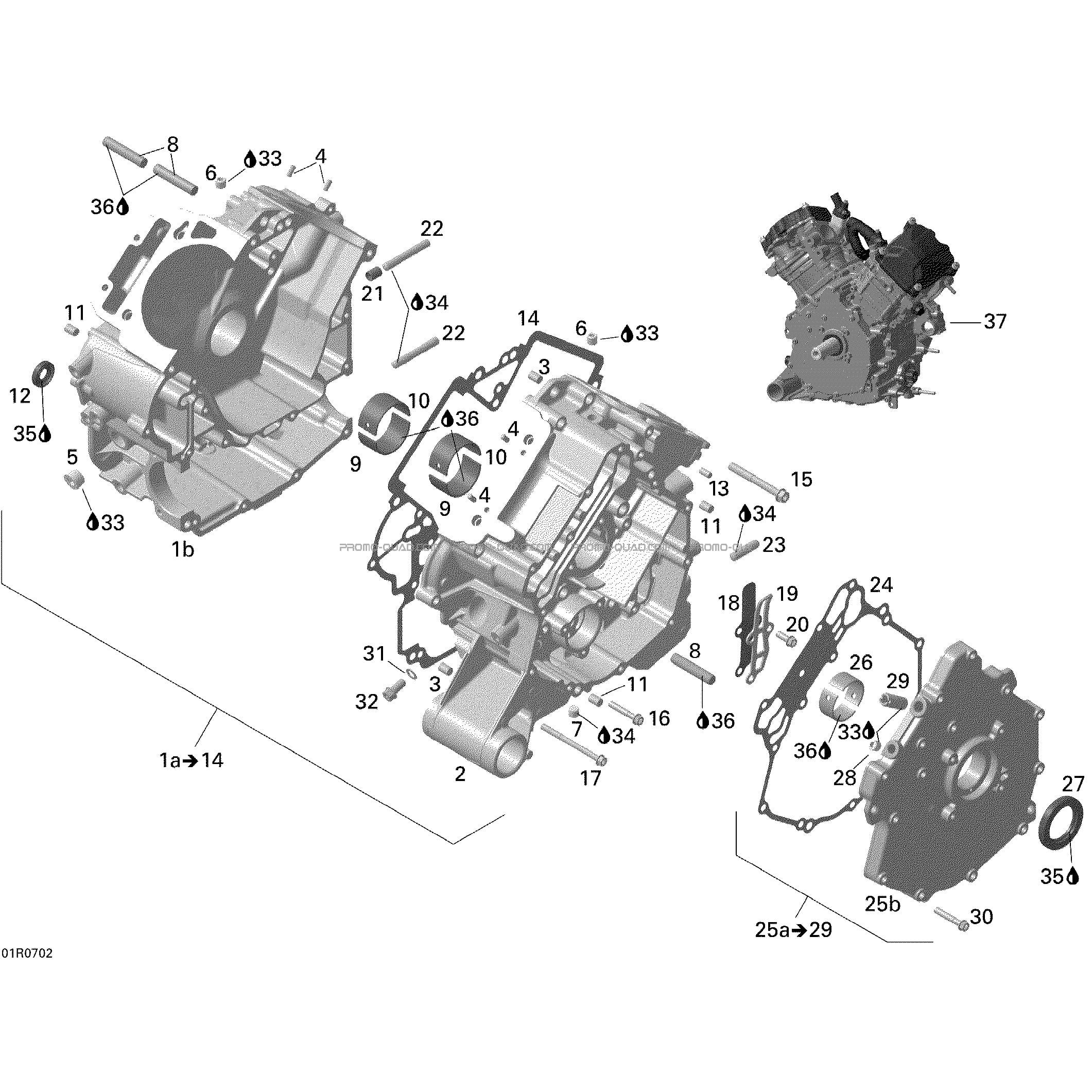Carter  Can-am  2008 Toutes les cylindrées  Original parts OEMCarter  Can-am  2008 Toutes les cylindrées  Original parts OEM