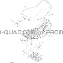 Siège pour Can-am Toutes les cylindrées 2008 Outlander 500 XT