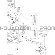 Suspension Arrière pour Can-am Toutes les cylindrées 2008 Outlander 650 STD