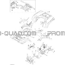 Carrosserie Et Accessoires 3 pour Can-am Toutes les cylindrées 2008 Outlander 650 STD