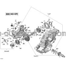 Arbre De Sortie De La Boîte De Vitesses pour Can-am Toutes les cylindrées 2008 Outlander 800 XT