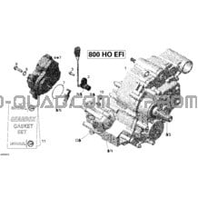 Boîte De Vitesses Ass Et Actuateur 4X4 pour Can-am Toutes les cylindrées 2008 Outlander 800 XT