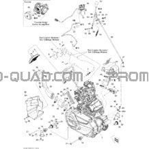 Moteur Et Support Moteur pour Can-am Toutes les cylindrées 2008 Outlander 800 XT
