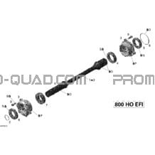 Arbre Entraînement pour Can-am Toutes les cylindrées 2008 Outlander 800 XT