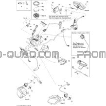 Accessoires Électriques 1 pour Can-am Toutes les cylindrées 2008 Outlander 800 XT