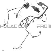 Engine Harness Outlander pour Can-am Toutes les cylindrées 2008 Outlander 800 XT