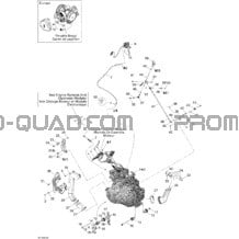 Moteur Et Support Moteur pour Can-am Toutes les cylindrées 2008 Outlander MAX 400 EFI STD