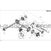 Changement De Rapports pour Can-am Toutes les cylindrées 2008 Outlander MAX 400 EFI XT
