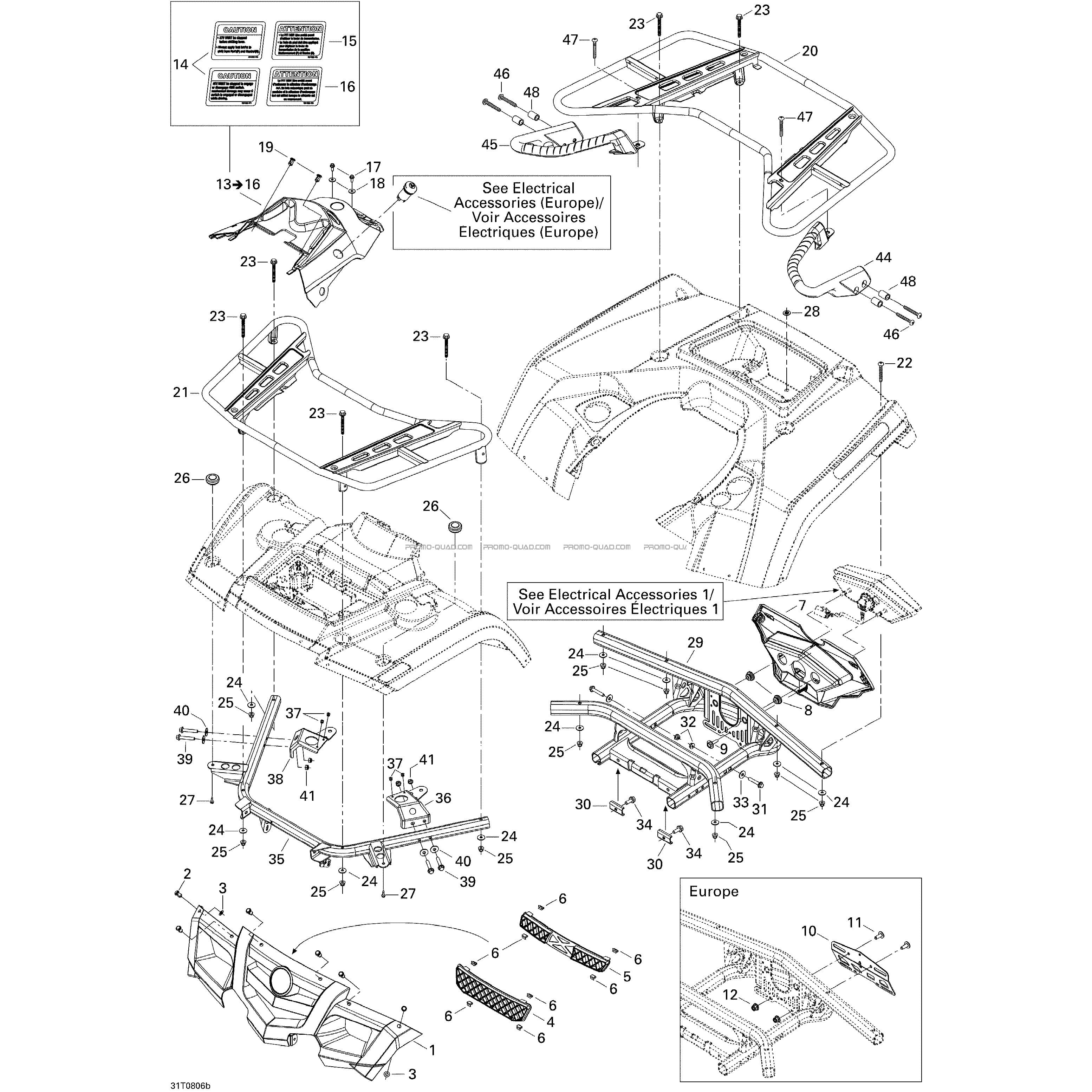 Carrosserie Et Accessoires 2  Can-am  2008 Toutes les cylindrées  pièces OEMCarrosserie Et Accessoires 2  Can-am  2008 Toutes les cylindrées  pièces OEM
