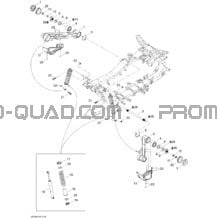 Suspension Arrière pour Can-am Toutes les cylindrées 2008 Outlander MAX 400 STD