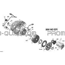 Magnéto pour Can-am Toutes les cylindrées 2008 Outlander MAX 800 XT