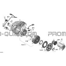Magnéto pour Can-am Toutes les cylindrées 2008 Renegade 500