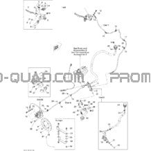Frein Hydraulique pour Can-am Toutes les cylindrées 2008 Renegade 500
