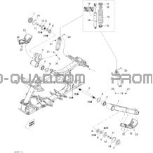 Suspension Arrière pour Can-am Toutes les cylindrées 2008 Renegade 500