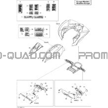 Carrosserie Et Accessoires Europe pour Can-am Toutes les cylindrées 2008 Renegade 500