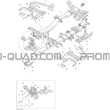 Châssis pour Can-am Toutes les cylindrées 2008 Renegade 500