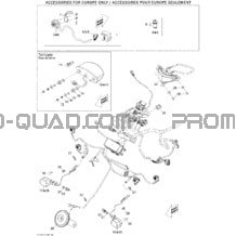 Accessoires Électriques Europe pour Can-am Toutes les cylindrées 2008 Renegade 500