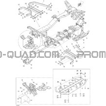 Châssis pour Can-am Toutes les cylindrées 2008 Renegade 800 X