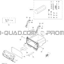 Boîte De Rangement Arrière pour Can-am Toutes les cylindrées 2008 Renegade 800