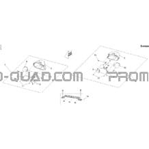 Clignotant Europe pour Can-am Toutes les cylindrées 2009 DS 250 NA
