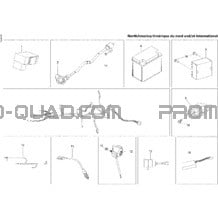 Composantes Électriques NA pour Can-am Toutes les cylindrées 2009 DS 250 NA