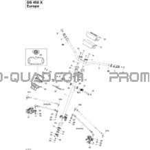 Direction pour Can-am Toutes les cylindrées 2009 DS 450 CE STD & X (3F9D