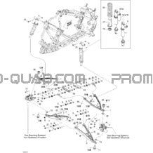 Suspension Avant pour Can-am Toutes les cylindrées 2009 DS 450 CE STD & X (3F9D