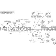 Câblage Électrique pour Can-am Toutes les cylindrées 2009 DS 450 CE STD & X (3F9D