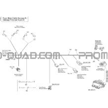 Câblage Électrique pour Can-am Toutes les cylindrées 2009 DS 450 CE STD & X (3F9D