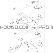 Système Échappement pour Can-am Toutes les cylindrées 2009 DS 450 EFI