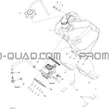 Système Alimentation pour Can-am Toutes les cylindrées 2009 DS 450 EFI