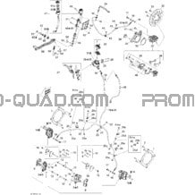 Freins Hydraulique pour Can-am Toutes les cylindrées 2009 DS 450 EFI