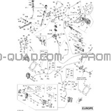 Freins Hydraulique Europe pour Can-am Toutes les cylindrées 2009 DS 450 EFI