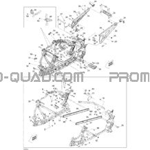 Châssis pour Can-am Toutes les cylindrées 2009 DS 450 EFI