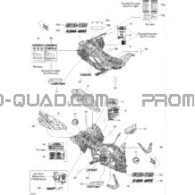 Décalques pour Can-am Toutes les cylindrées 2009 DS 450 EFI