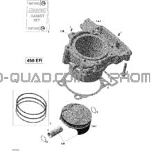 Culasse Et Piston pour Can-am Toutes les cylindrées 2009 DS 450 Xxc